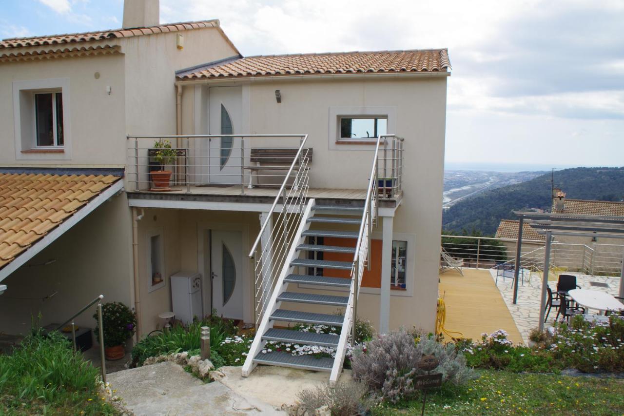 Apartamento 3 Pieces Dans Le Ciel Gattières Exterior foto