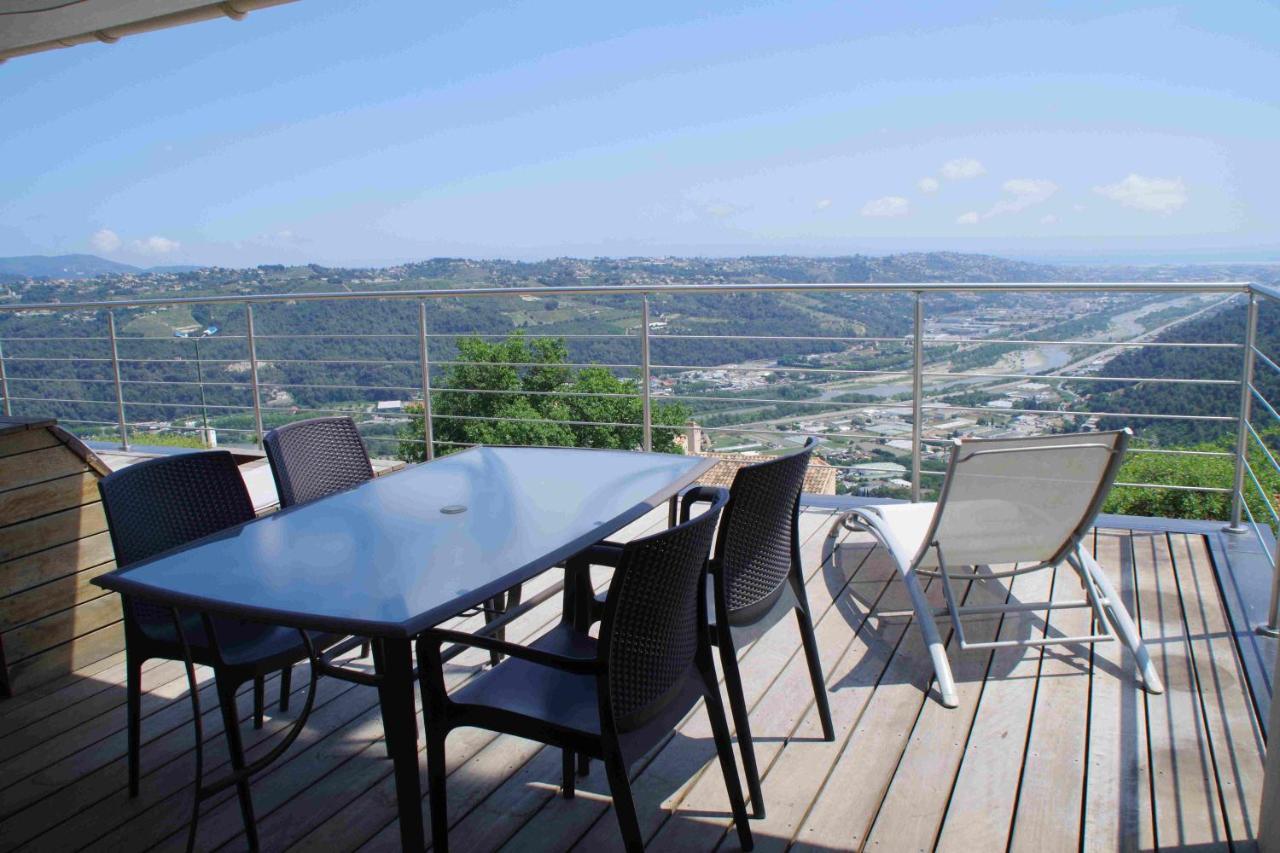 Apartamento 3 Pieces Dans Le Ciel Gattières Exterior foto